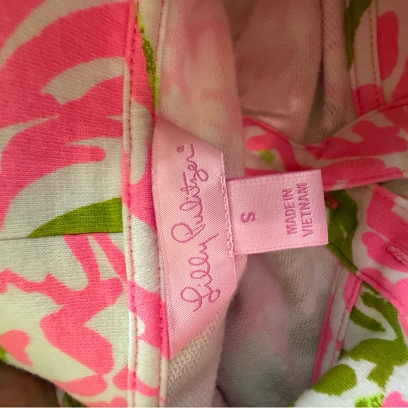 Lilly Pulitzer Captain Popover - Pink Sunset Homeslice Pineapple. Size Small - Picture 4 of 7